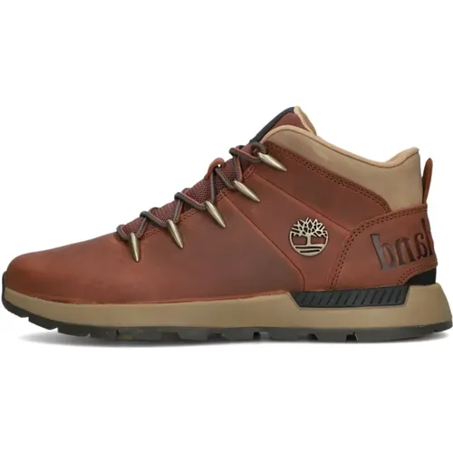 Mid Lace Up Sneakers Cognac , Herren, Größe: 41 EU - Timberland - Modalova