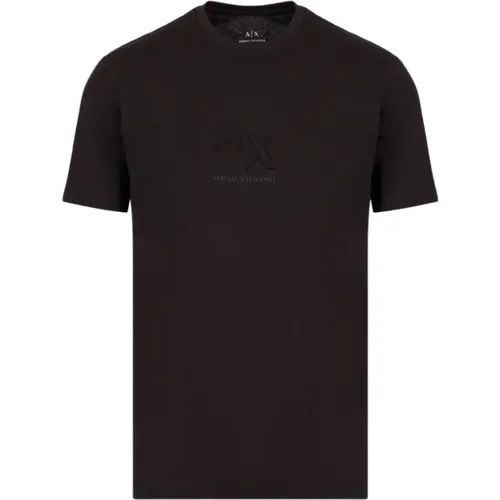 Klassischer Stil T-Shirt, Verschiedene Farben , Herren, Größe: XS - Armani Exchange - Modalova