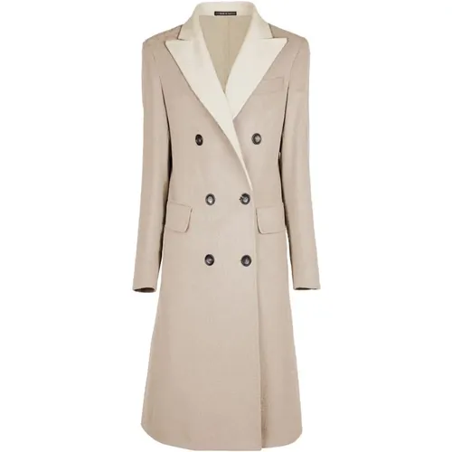 Wool Coat Loro Piana Fabric , female, Sizes: M, XS, S, XL, L - Made in Italia - Modalova