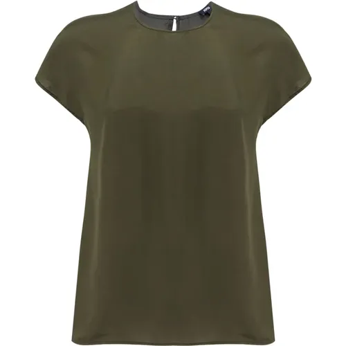 Ruched Viscose Top , female, Sizes: M - Aspesi - Modalova