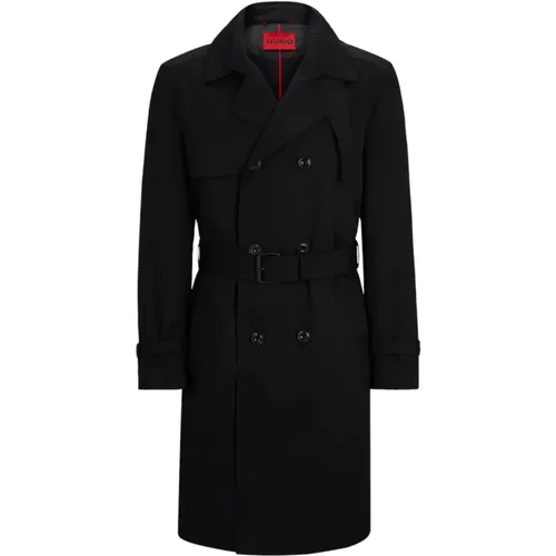 Stylischer Trenchcoat , Herren, Größe: L - Hugo Boss - Modalova