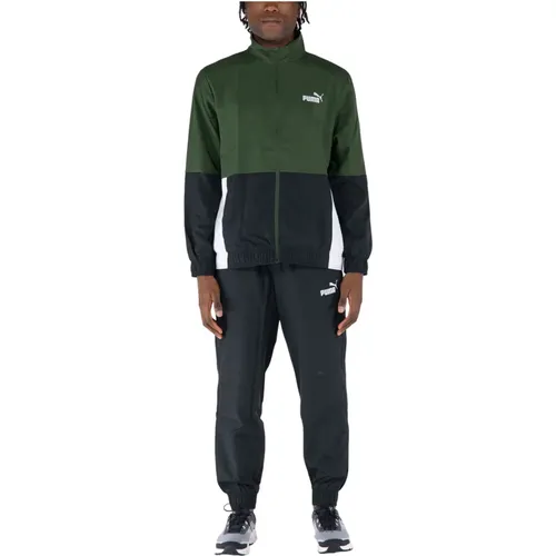 Gewebter Jumpsuit , Herren, Größe: M - Puma - Modalova