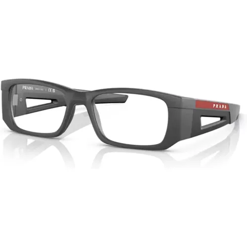Futuristische Lässige Brille , Herren, Größe: 55 MM - Prada - Modalova