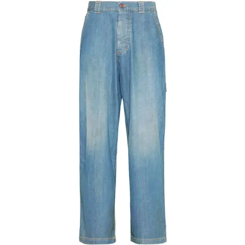 Denim Jeans mit 5 Taschen , Herren, Größe: W31 - Maison Margiela - Modalova