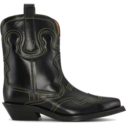 Boots , female, Sizes: 6 UK, 7 UK, 5 UK - Ganni - Modalova