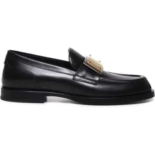 Stylish Flat Shoes , male, Sizes: 6 UK - Dolce & Gabbana - Modalova