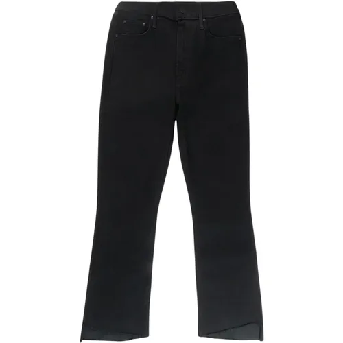 Schwarze Step Fray Denim Hose , Damen, Größe: 2XL - Mother - Modalova