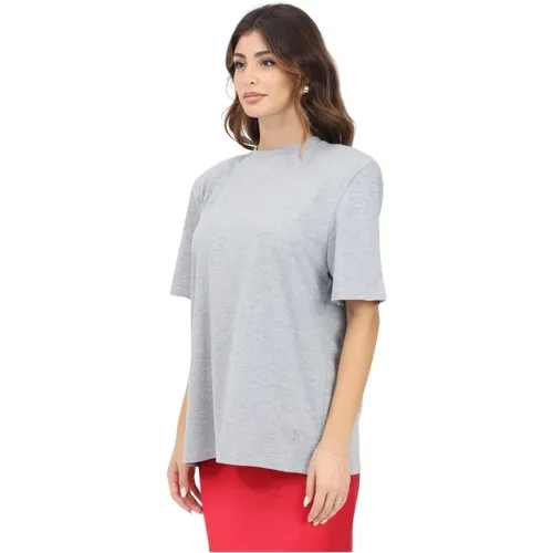 Graue T-Shirt und Polo Kollektion , Damen, Größe: M - 4Giveness - Modalova