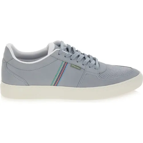 Blaue Wildleder-Sneakers mit Stickerei , Herren, Größe: 41 EU - PS By Paul Smith - Modalova