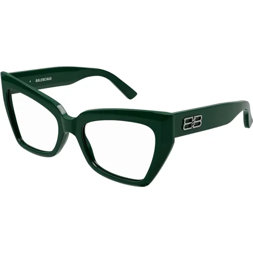 Transparent Bb0275O Glasses , female, Sizes: 53 MM - Balenciaga - Modalova