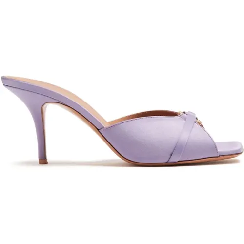 Lilac Crystal Embellished Sandals , female, Sizes: 5 UK, 4 UK, 8 UK - Malone Souliers - Modalova