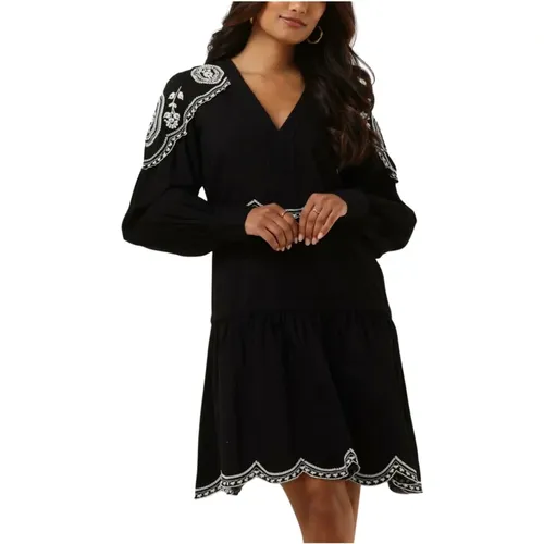 Schwarzes Mini-Kleid für Frauen,Short Dresses - Twinset - Modalova
