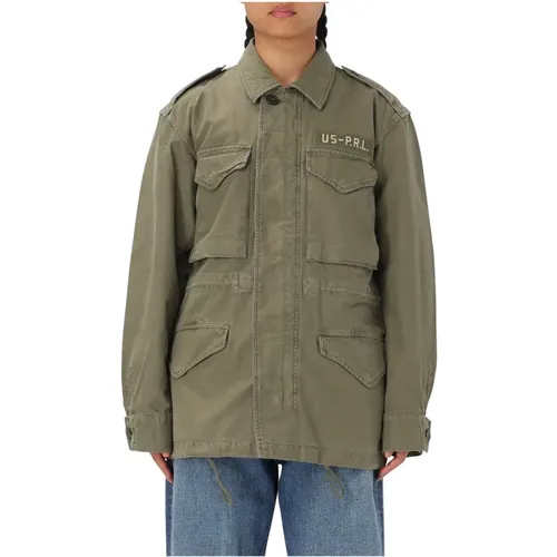 Field Jacket für Outdoor-Abenteuer , Damen, Größe: L - Polo Ralph Lauren - Modalova