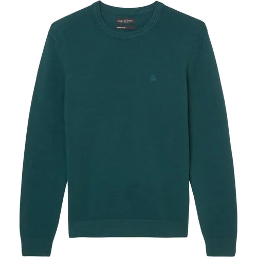 Lässiger Baumwollpullover , Herren, Größe: XL - Marc O'Polo - Modalova