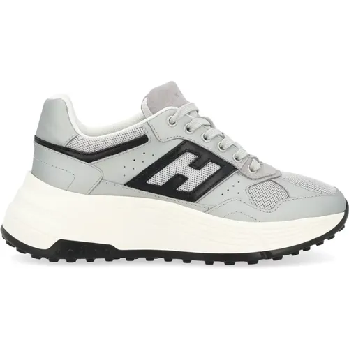 Laced Sneakers , female, Sizes: 5 1/2 UK, 4 UK, 5 UK, 7 UK, 3 1/2 UK, 4 1/2 UK, 8 UK, 3 UK, 2 UK - Hogan - Modalova