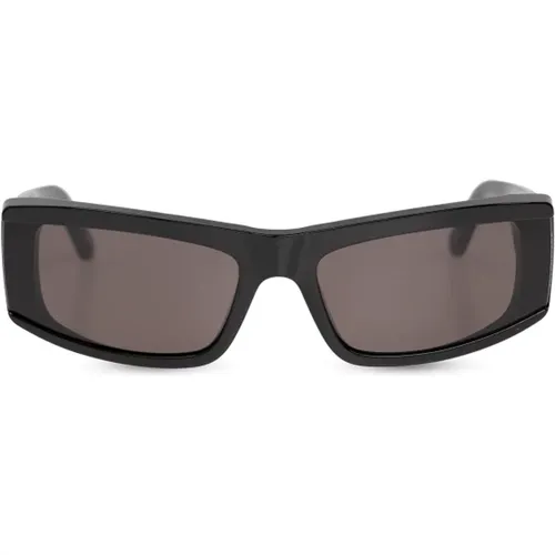 Eckige rechteckige Sonnenbrille , unisex, Größe: ONE Size - Balenciaga - Modalova
