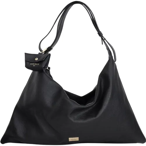 Schwarze Shopper Tasche Maryland Stil - Marc Ellis - Modalova