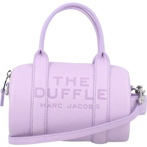 Mini Leder Duffle Tasche Wisteria , Damen, Größe: ONE Size - Marc Jacobs - Modalova