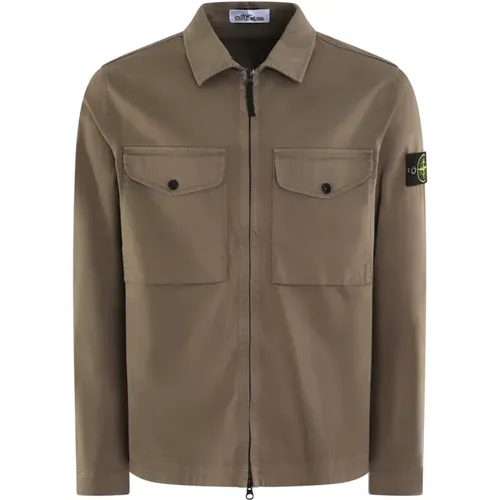 Casual Overshirt , Herren, Größe: 2XL - Stone Island - Modalova