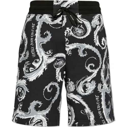 Shorts mit Muster - Versace Jeans Couture - Modalova