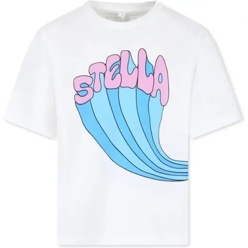 Bio-Baumwolle Kinder T-shirt mit Druck - Stella Mccartney - Modalova