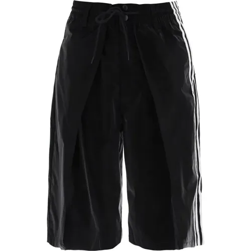 Shiny nylon bermuda shorts , male, Sizes: XS, S, M - Y-3 - Modalova