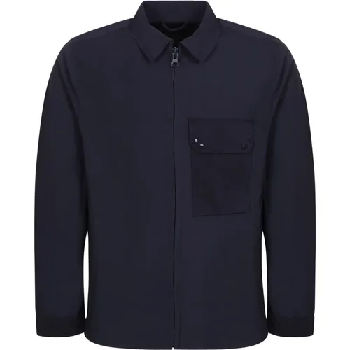 Clic collar nay jacket by , male, Sizes: M, L - Ten C - Modalova