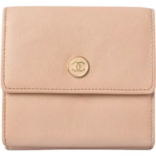 Pre-owned Leather wallets , female, Sizes: ONE SIZE - Chanel Vintage - Modalova