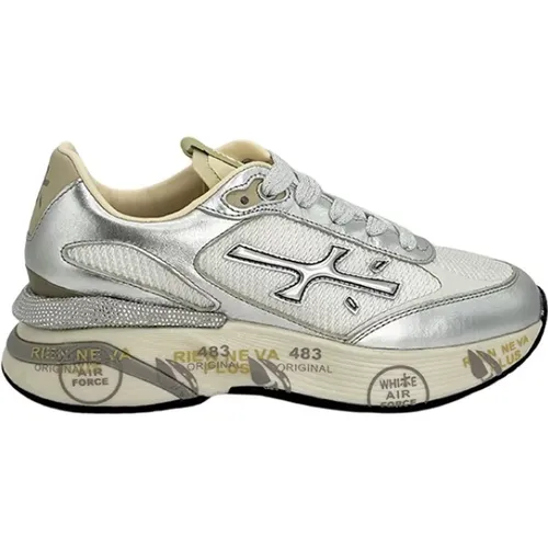 Weiße Sneaker Moerund mit Metallic-Effekt - Premiata - Modalova