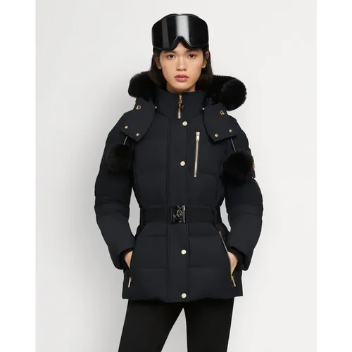 Gold Cambria Shearling Winter Jacket , female, Sizes: L - Moose Knuckles - Modalova