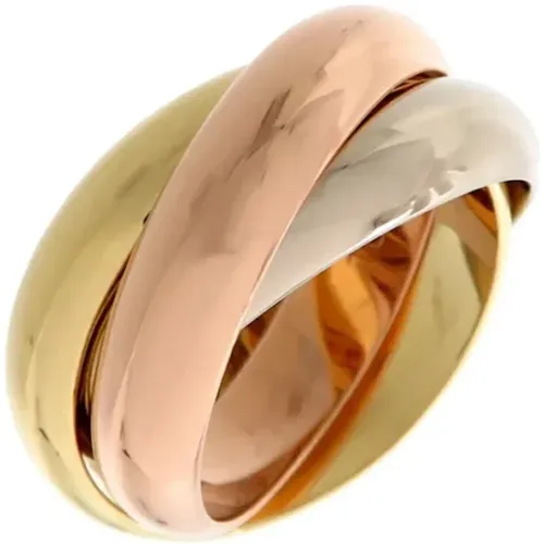 Pre-owned Rose Gold rings , female, Sizes: ONE SIZE - Cartier Vintage - Modalova