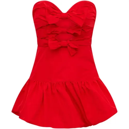 Woodlow Bow Mini Kleid , Damen, Größe: S - LOVESHACKFANCY - Modalova