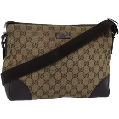 Pre-owned Canvas gucci-bags , female, Sizes: ONE SIZE - Gucci Vintage - Modalova