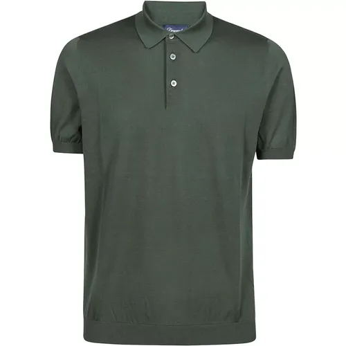 Short Sleeve Polo Shirt , male, Sizes: 2XL, XL, M, L - Drumohr - Modalova