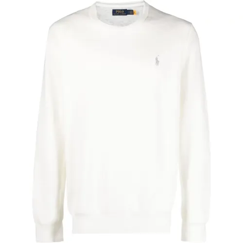 Sweater Honeycomb Knit Logo Crew , male, Sizes: XL, L - Ralph Lauren - Modalova