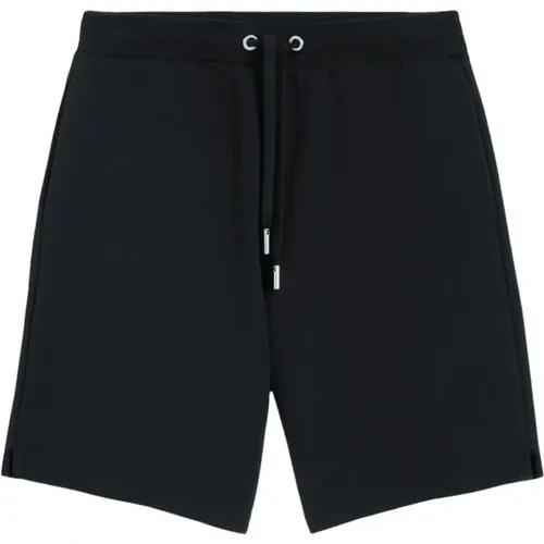 Casual Schwarze Baumwoll Elastan Shorts , Damen, Größe: S - Ami Paris - Modalova