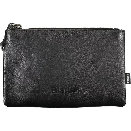 Elegant Leather Document Holder , male, Sizes: ONE SIZE - Blauer - Modalova