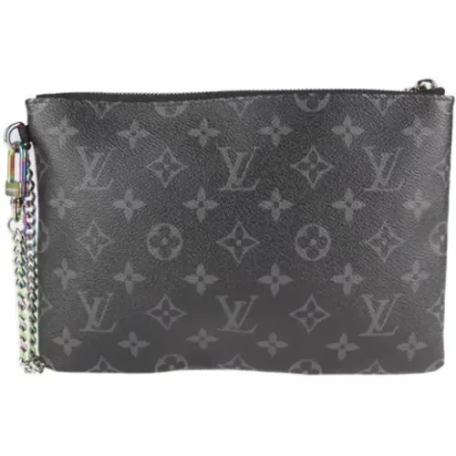 Pre-owned Canvas clutches , female, Sizes: ONE SIZE - Louis Vuitton Vintage - Modalova