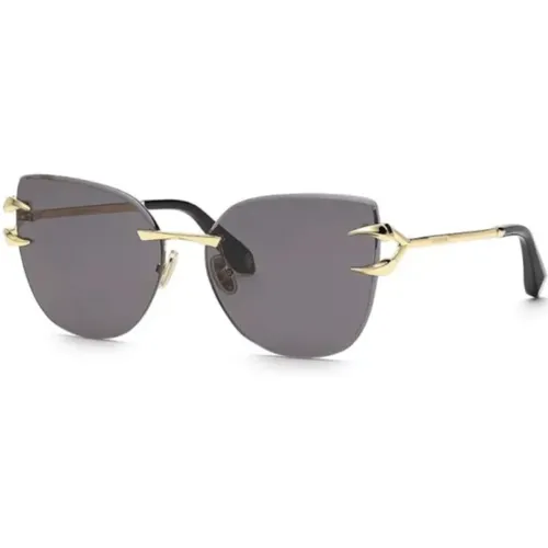 Elegant Metal Frame Sunglasses for Women , female, Sizes: 64 MM - Roberto Cavalli - Modalova