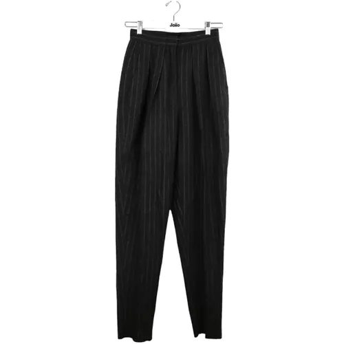 Pre-owned Wool bottoms , female, Sizes: S - Saint Laurent Vintage - Modalova