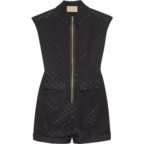 GG Motif Jumpsuit , female, Sizes: 2XS - Gucci - Modalova