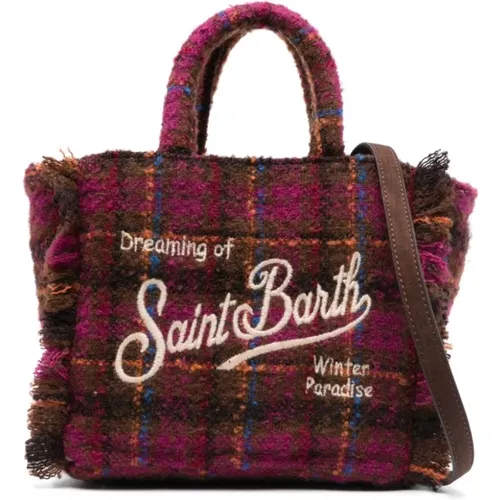 Classic Pink Brown Shopping Bag , female, Sizes: ONE SIZE - MC2 Saint Barth - Modalova