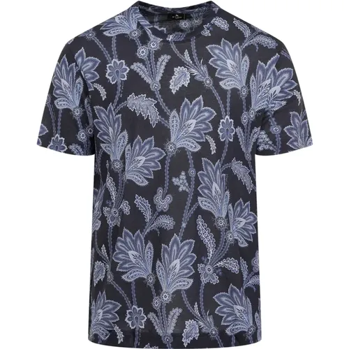 Stylish T-Shirt for Men , male, Sizes: S, L, XL - ETRO - Modalova