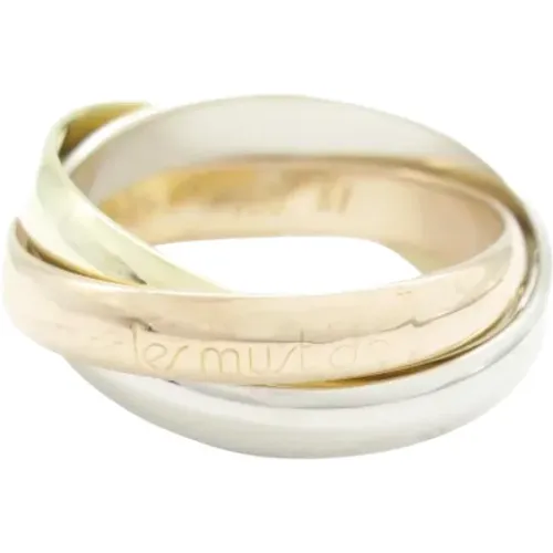 Pre-owned Gold rings , female, Sizes: ONE SIZE - Cartier Vintage - Modalova