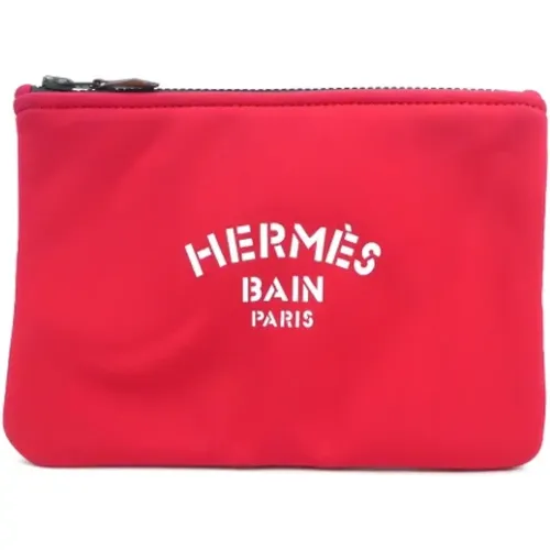 Pre-owned Fabric pouches , female, Sizes: ONE SIZE - Hermès Vintage - Modalova