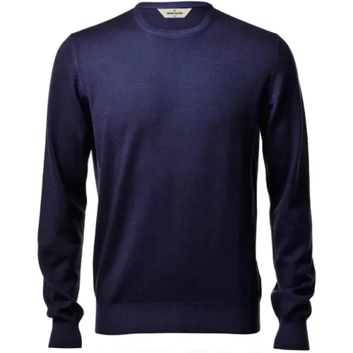 Round-neck Knitwear , male, Sizes: 3XL - Gran Sasso - Modalova