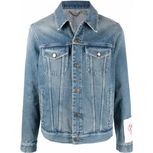 Stylish Denim Jacket for Men , male, Sizes: XL, L, M - Golden Goose - Modalova