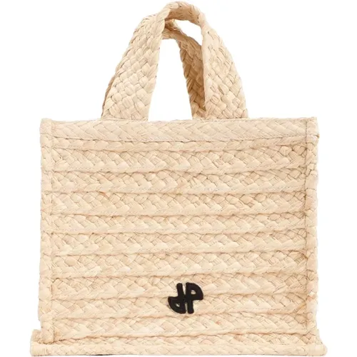 Raffia Shopper Bag , female, Sizes: ONE SIZE - Patou - Modalova