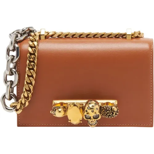 Mini Jewelled Satchel Bag , female, Sizes: ONE SIZE - alexander mcqueen - Modalova