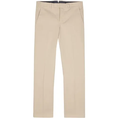 Cotton Stretch Trousers Pressed Crease , male, Sizes: XL, M, L - PT Torino - Modalova